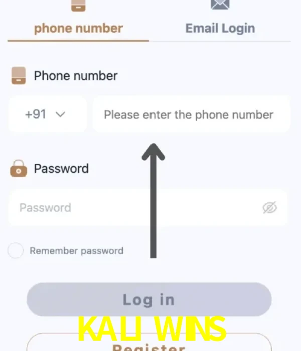 KALI WINS login